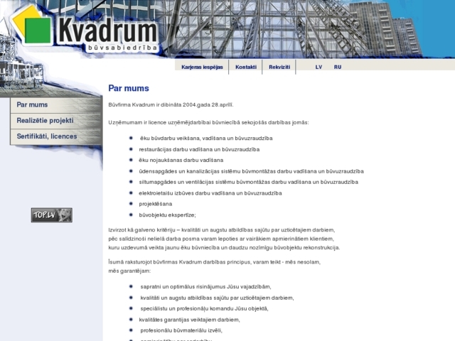 Kvadrum, SIA